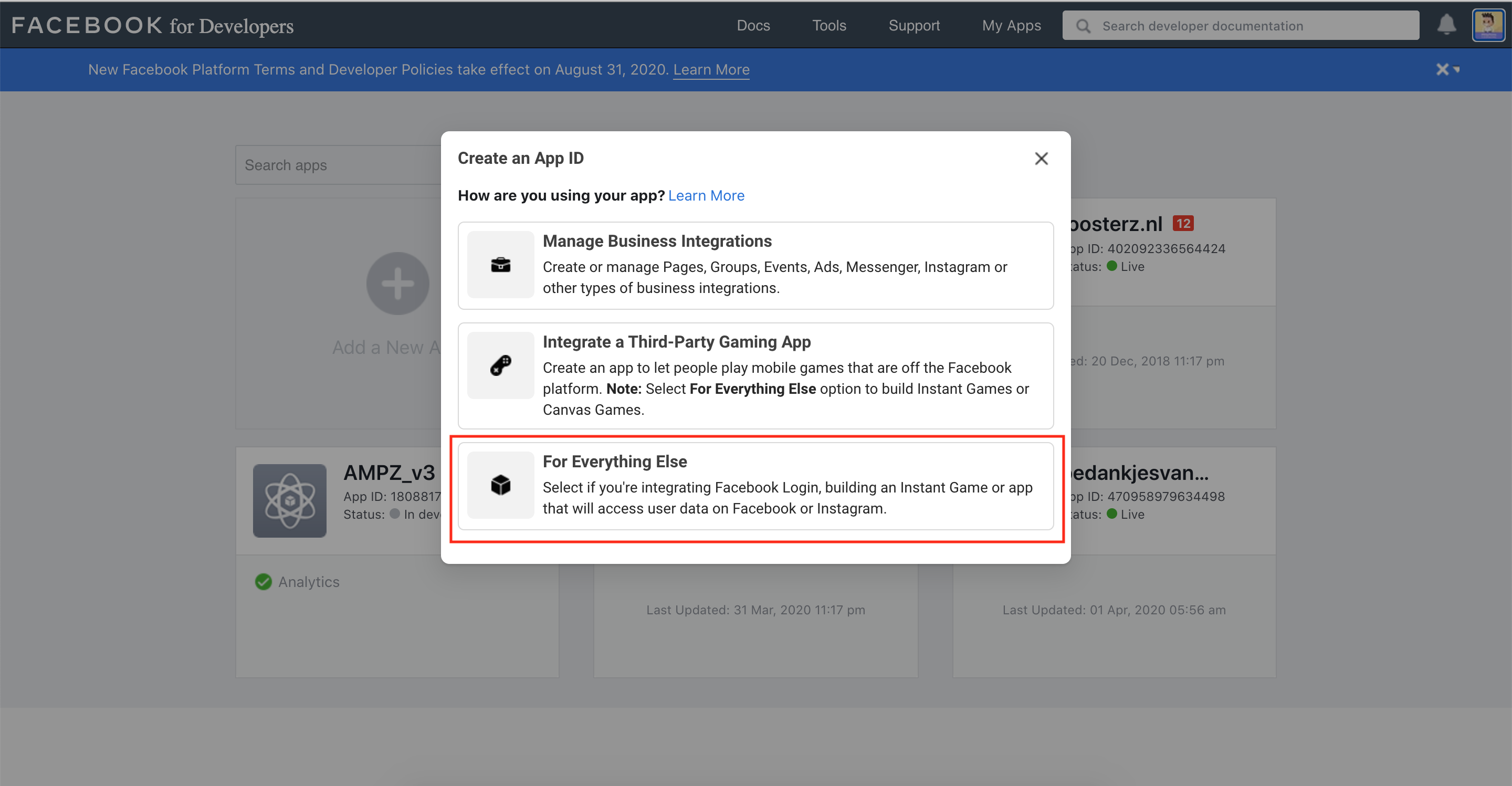 create app